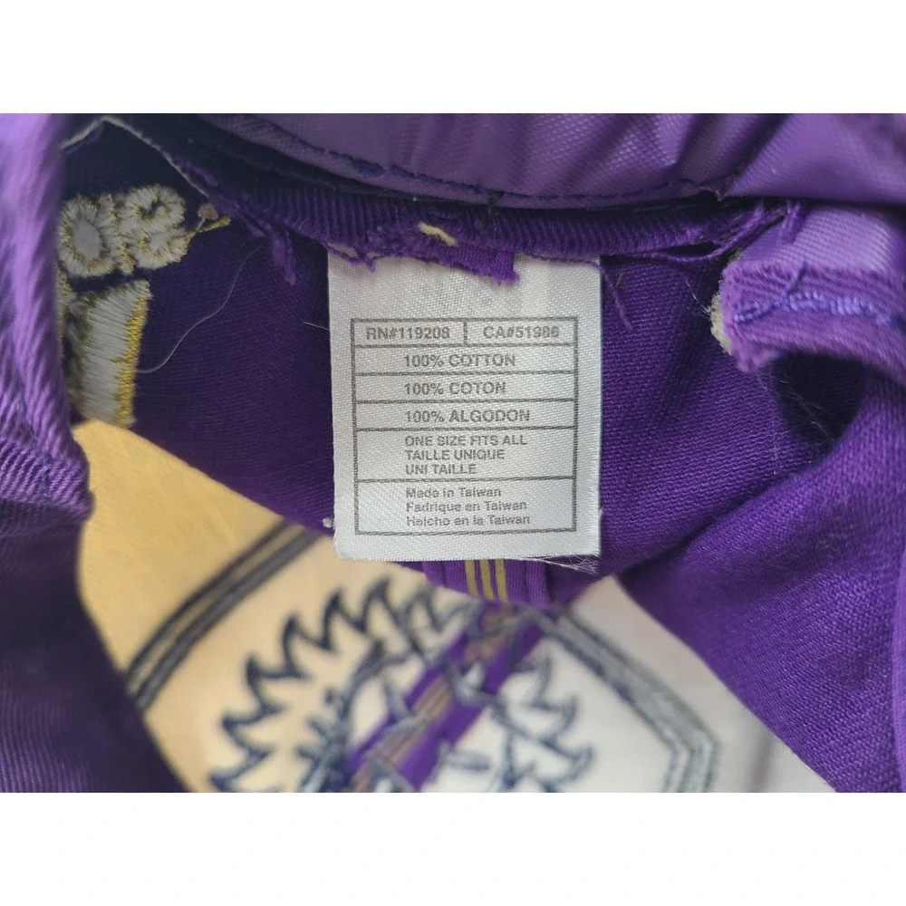 Orlando City SC Adidas Snapback Hat Cap Cotton Men Women MLS‎ Soccer Gold Purple
